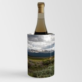 Journey to Leadville - View of Mount Massive on Summer Day in Colorado Wine Chiller