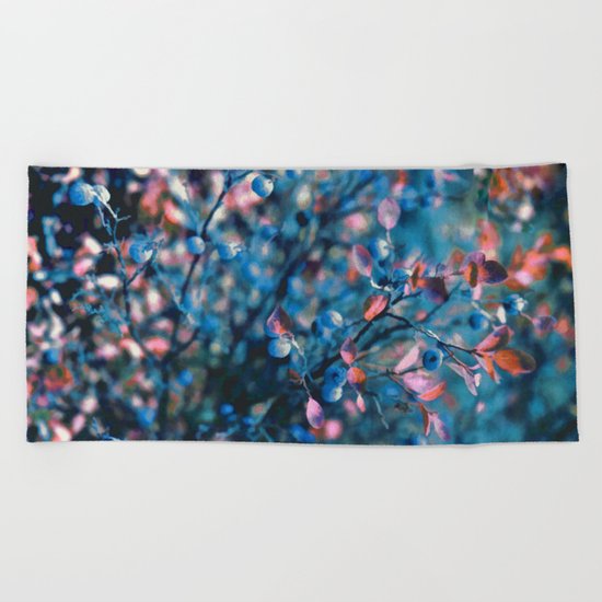 Blueberry Beach Towel