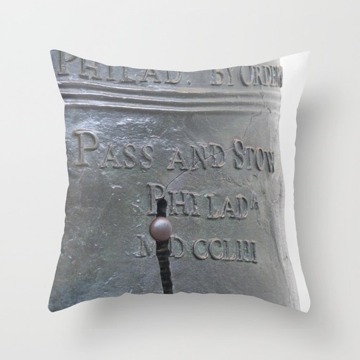 Liberty Bell Philadelphia Throw Pillow