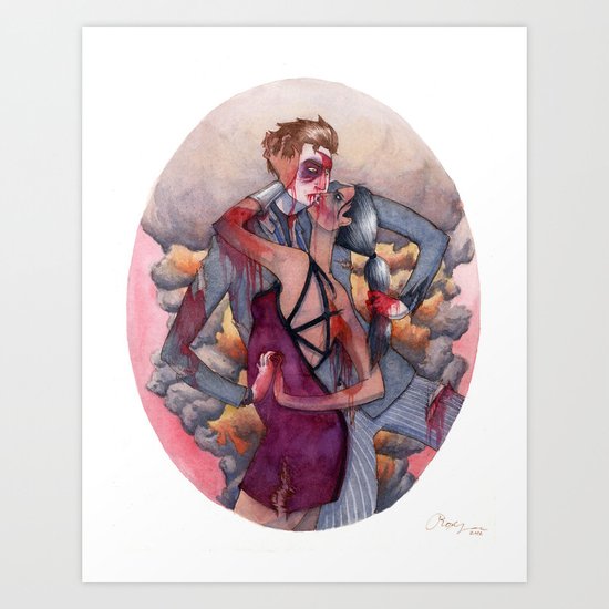 Hard Love Art Print
