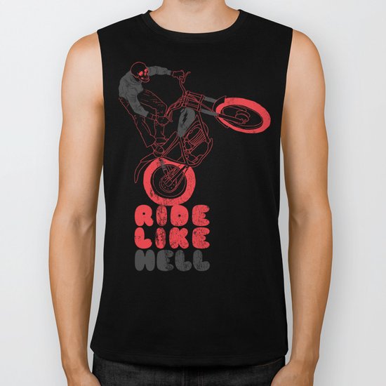 ride like hell Biker Tank