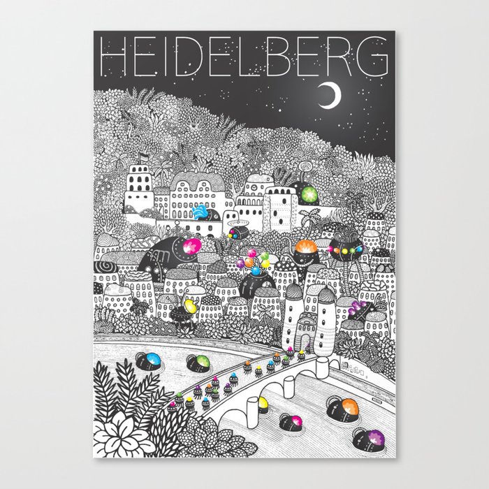 Locals Only - Heidelberg, Germany Canvas Print