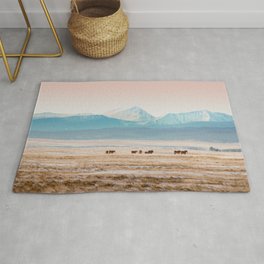 Big Hole Horses Rug