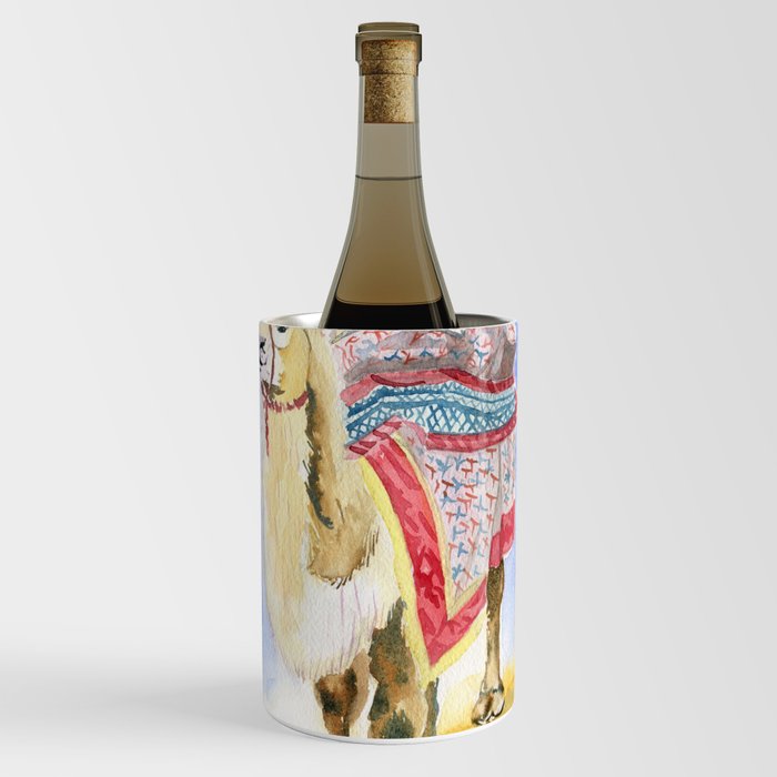 Camel Watercolor  Wine Chiller