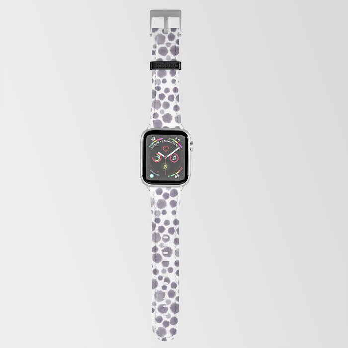 Watercolor Polka Dots - Purple Apple Watch Band