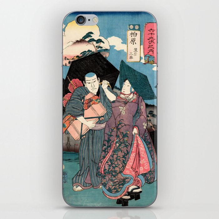 The Dancer Sankatsu (Utagawa Kuniyoshi) iPhone Skin