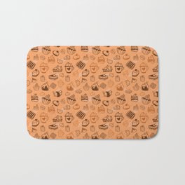 Pastries and other delicacies Bath Mat