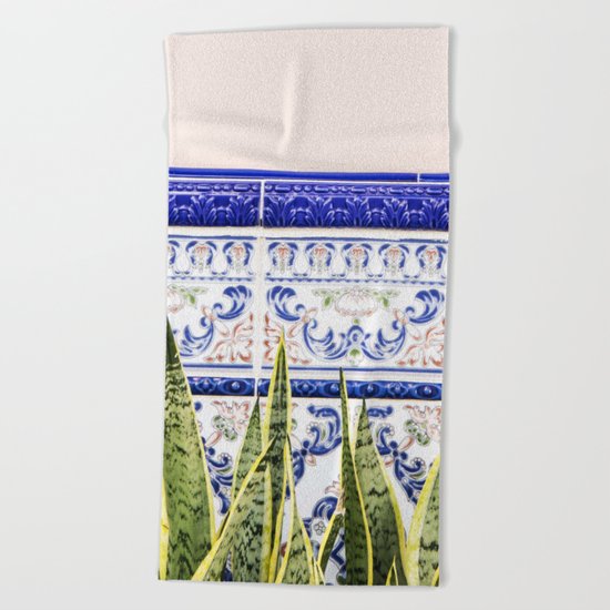 Moroccan Botany #society6 #decor #buyart Beach Towel