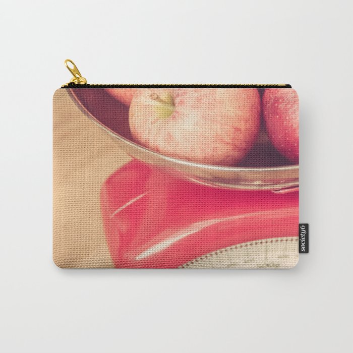 Vintage Apples in Scales Carry-All Pouch