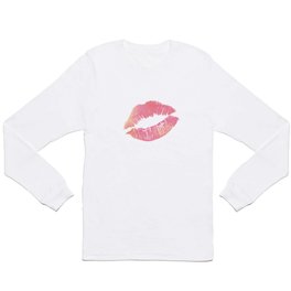 Watercolor Pink Lips Lipstick Chic Romantic Kiss Girls Bedroom Wall Decor fashion poster grl pwr Long Sleeve T Shirt | Cosmetics, Valentine, Classy, Makeup, Picture, Up, Love, Magazine, Beauty, Girl 