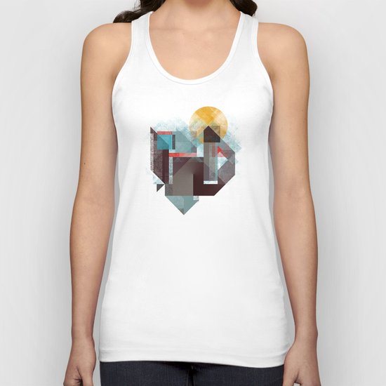 Over mountains Unisex Tank Top