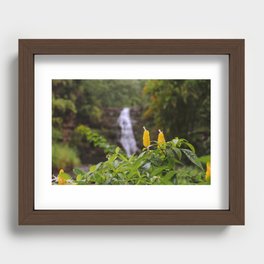 Waimea Falls Recessed Framed Print