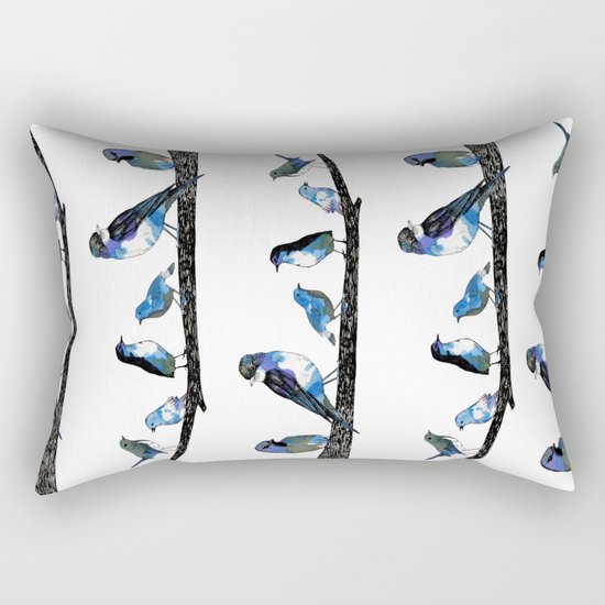 Painted Version. Rectangular Pillow