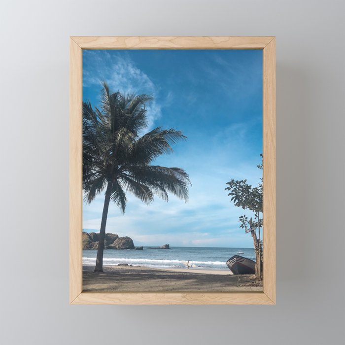 Costa Rica Surf Framed Mini Art Print