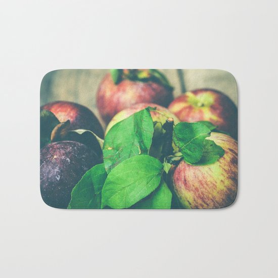 Autumn Apples Bath Mat