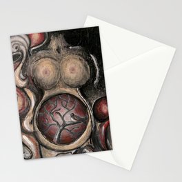 The early bird gets the womb Stationery Cards