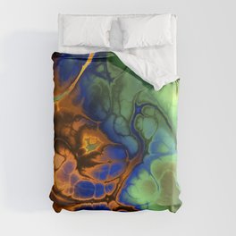 Seamless Hot and Wild Marble Duvet Cover