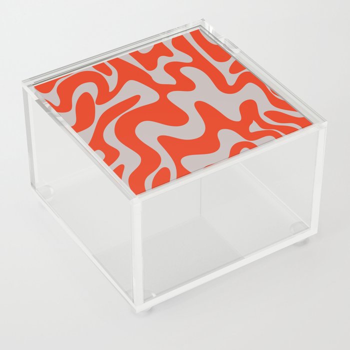 27 Abstract Liquid Swirly Shapes 220725 Valourine Digital Design Acrylic Box