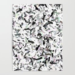 Arctic Camouflage Poster