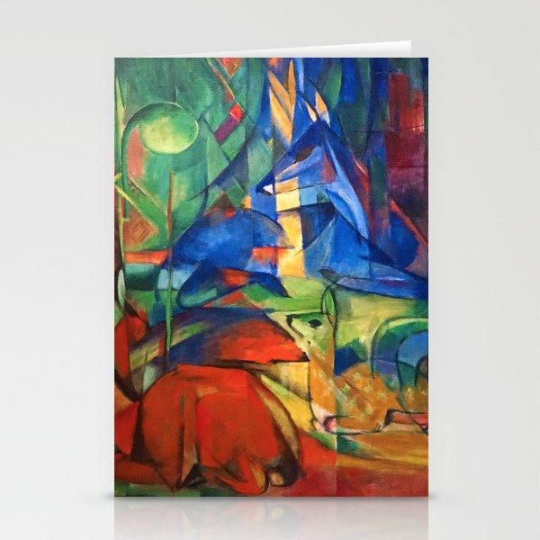 Franz Marc "Deer in the Forest II" Stationery Cards