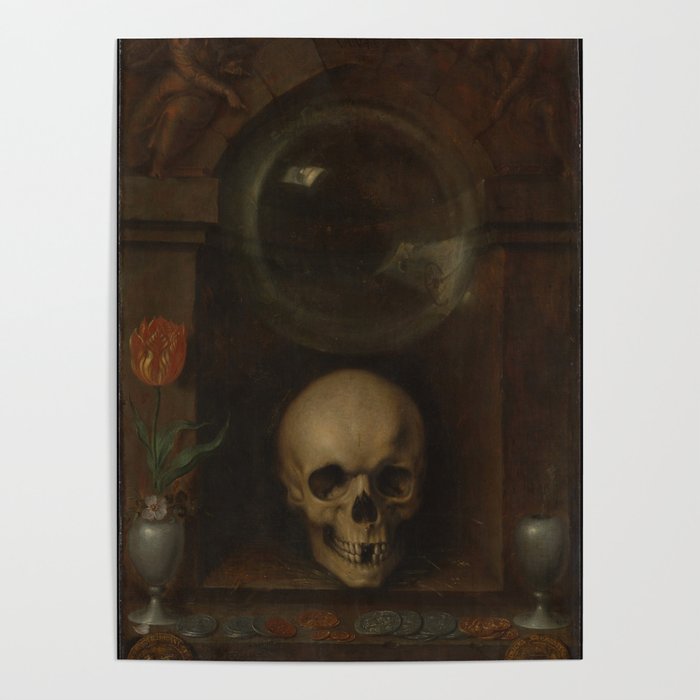 Jacques de Gheyn II - Vanitas Still Life (1603) Poster