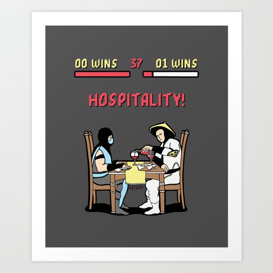 Hospitality! Art Print