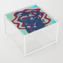 Pop art pug Acrylic Box