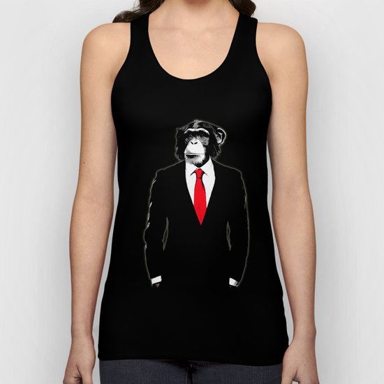 Domesticated Monkey Unisex Tank Top