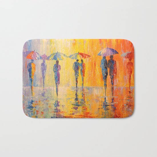 Rain Bath Mat