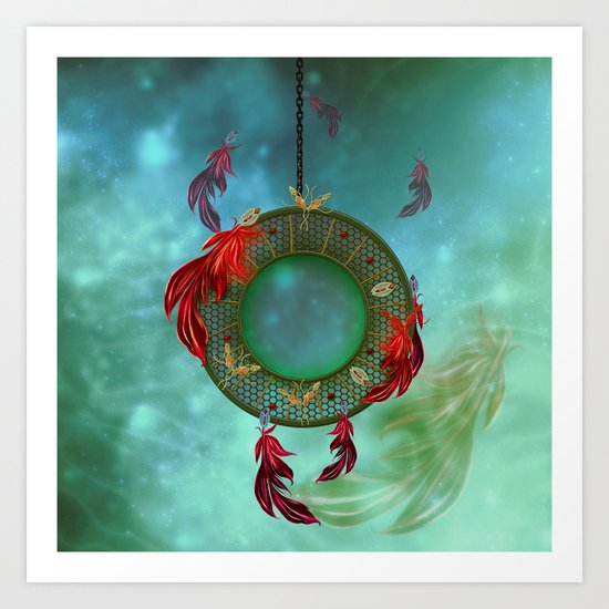 Wonderful dreamcatcher Art Print