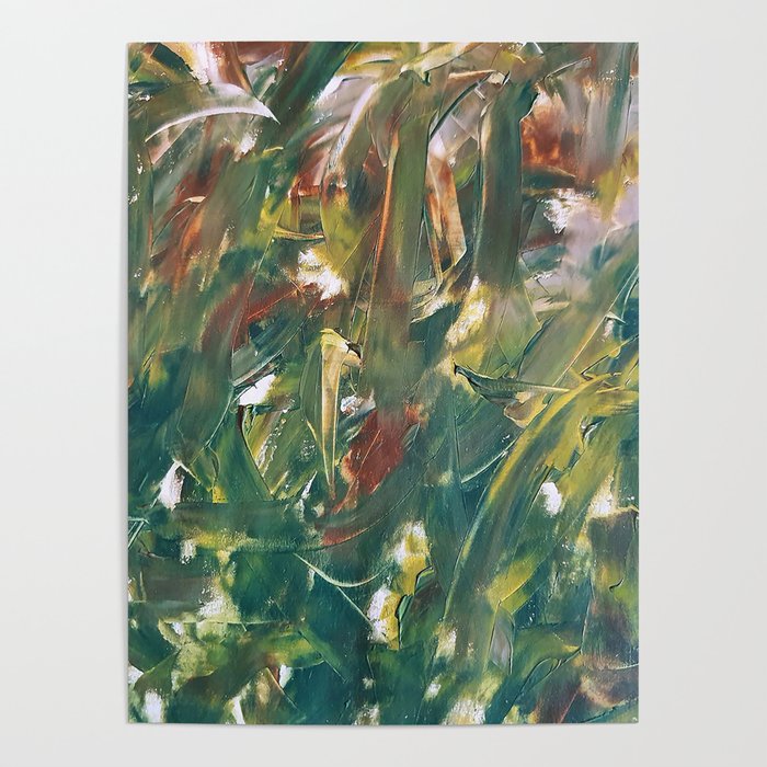 Abstract Jungle Poster