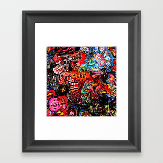 Rupture Rapture Framed Art Print