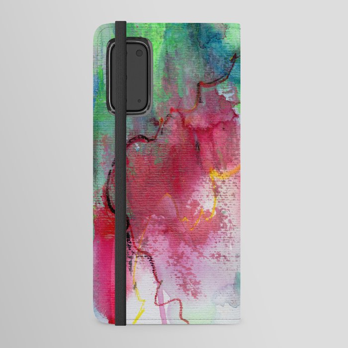 abstract rainbow N.o 2 Android Wallet Case