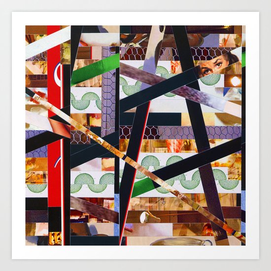 Ruben (stripes 19) Art Print