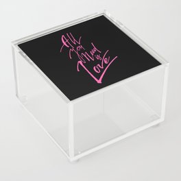 All You Need Is Love Acrylic Box