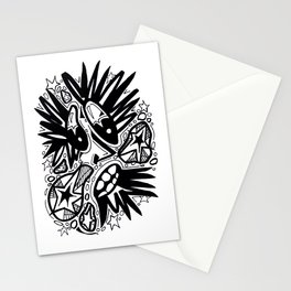 Spike Face Stationery Card