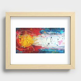 Colorado Abstract Flag #2 Recessed Framed Print