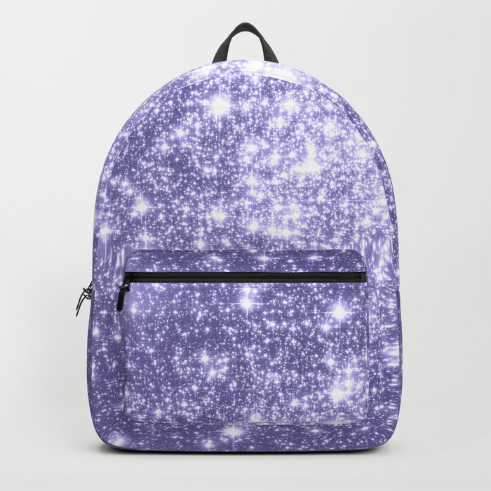 Galaxy Sparkle Dark Lavender Backpack