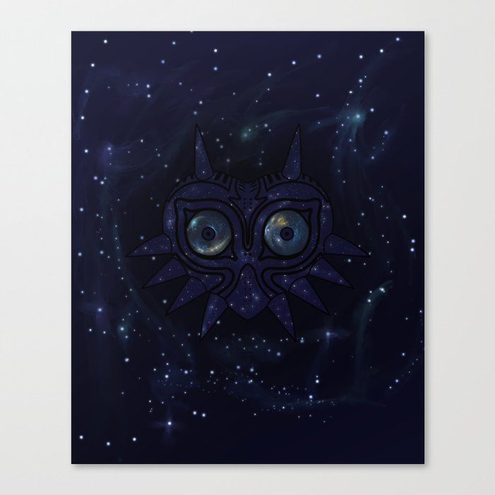 Majora's mask galaxy Canvas Print