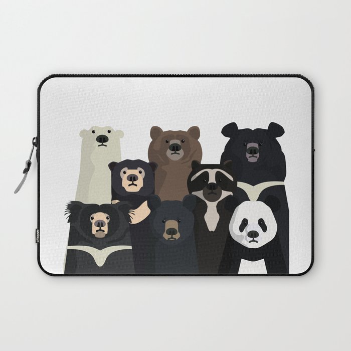 Bear family portrait Laptop Sleeve