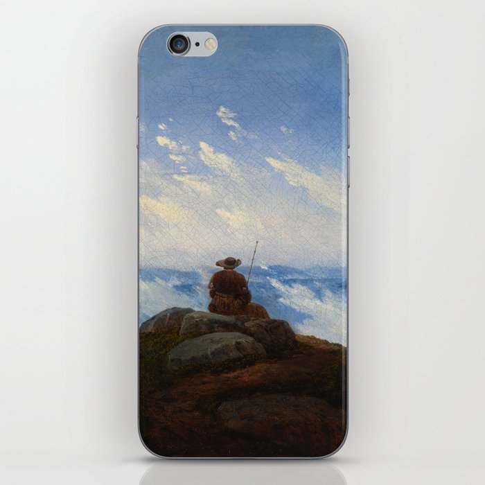 Wanderer on the Mountaintop - Carl Gustav Carus (1818) iPhone Skin