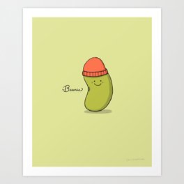 Beanie Art Print