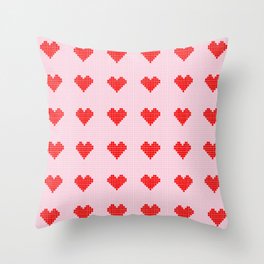 Heart and love 44 Throw Pillow