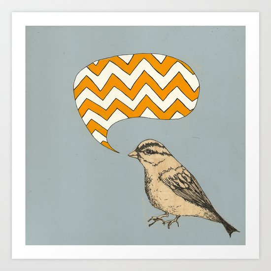 Zig Art Print