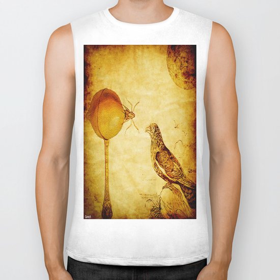 The lemon and the crow Biker Tank