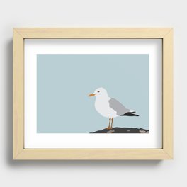 Sea Gull - Kittiwake Recessed Framed Print