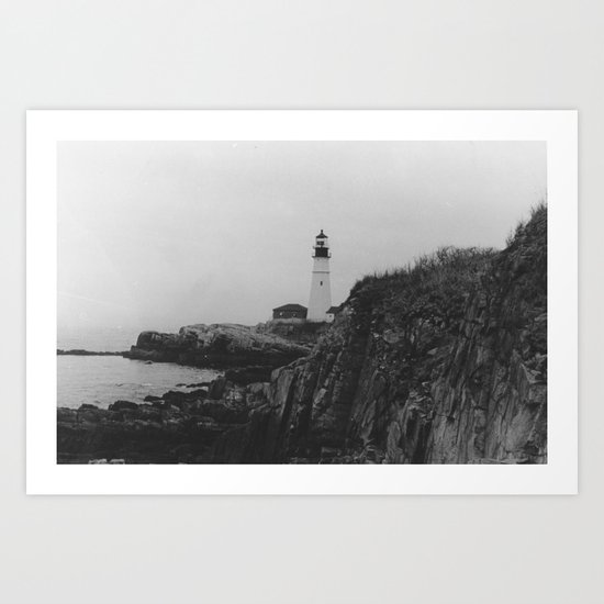 Portland Head Light Art Print