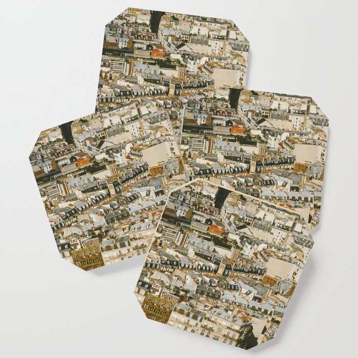 A Mosaic of Apartments in Paris, France. Coaster