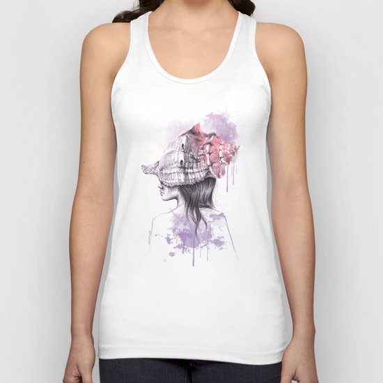 Inside my shell Unisex Tank Top