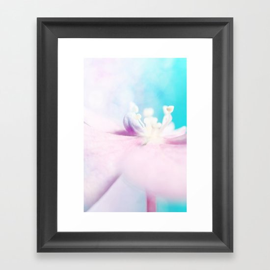 Pink Twirl Framed Art Print